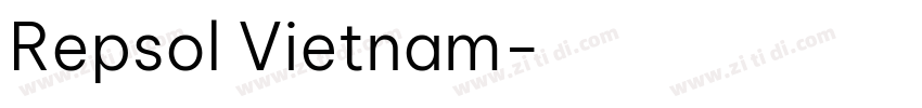 Repsol Vietnam字体转换